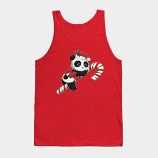 Christmas Panda Tank Top